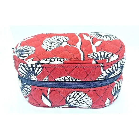 Vera Bradley Deco Daisy Jewelry Travel Case - Picture 1 of 8